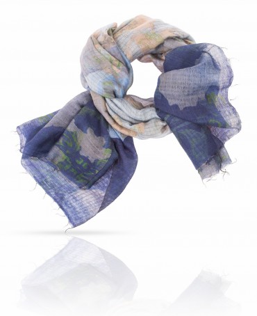 Палантин Женский SW-WATER.FL/BLUE